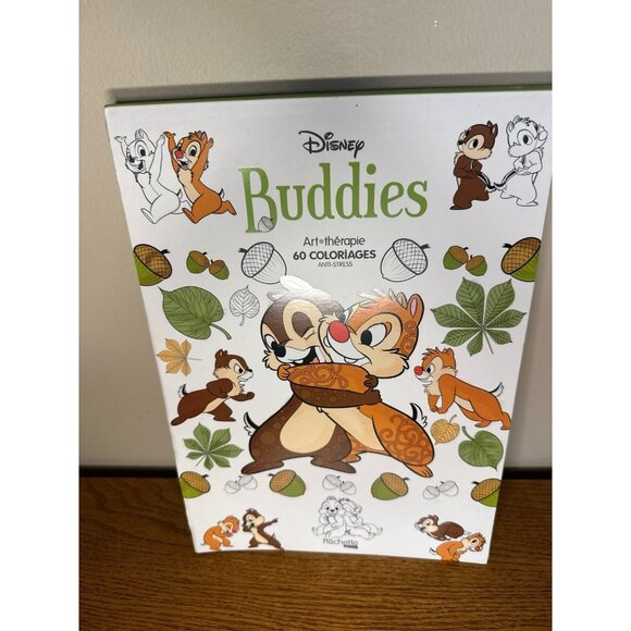 Disney buddies art therapie adult coloring book French NEW - Picture 1 of 2